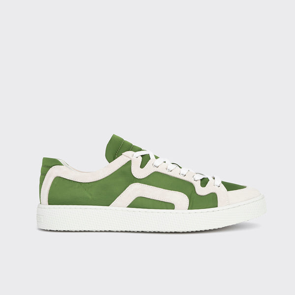 ALPHA sneakers for men in green nylon — PIERRE HARDY