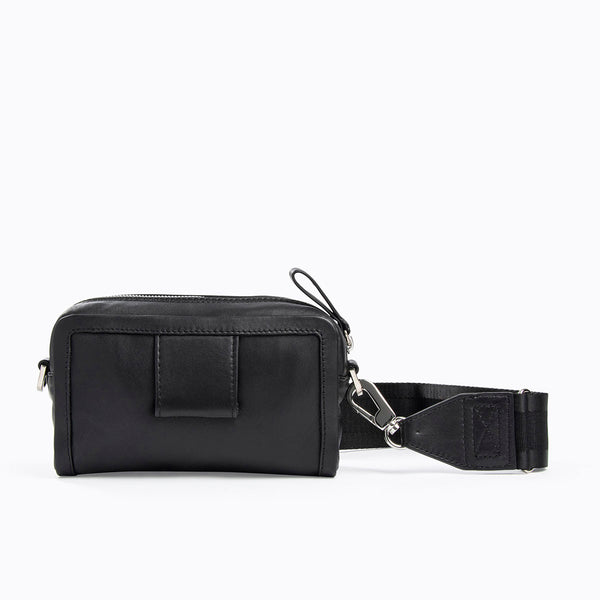 CUBE BOX unisex bag in black calf leather — PIERRE HARDY